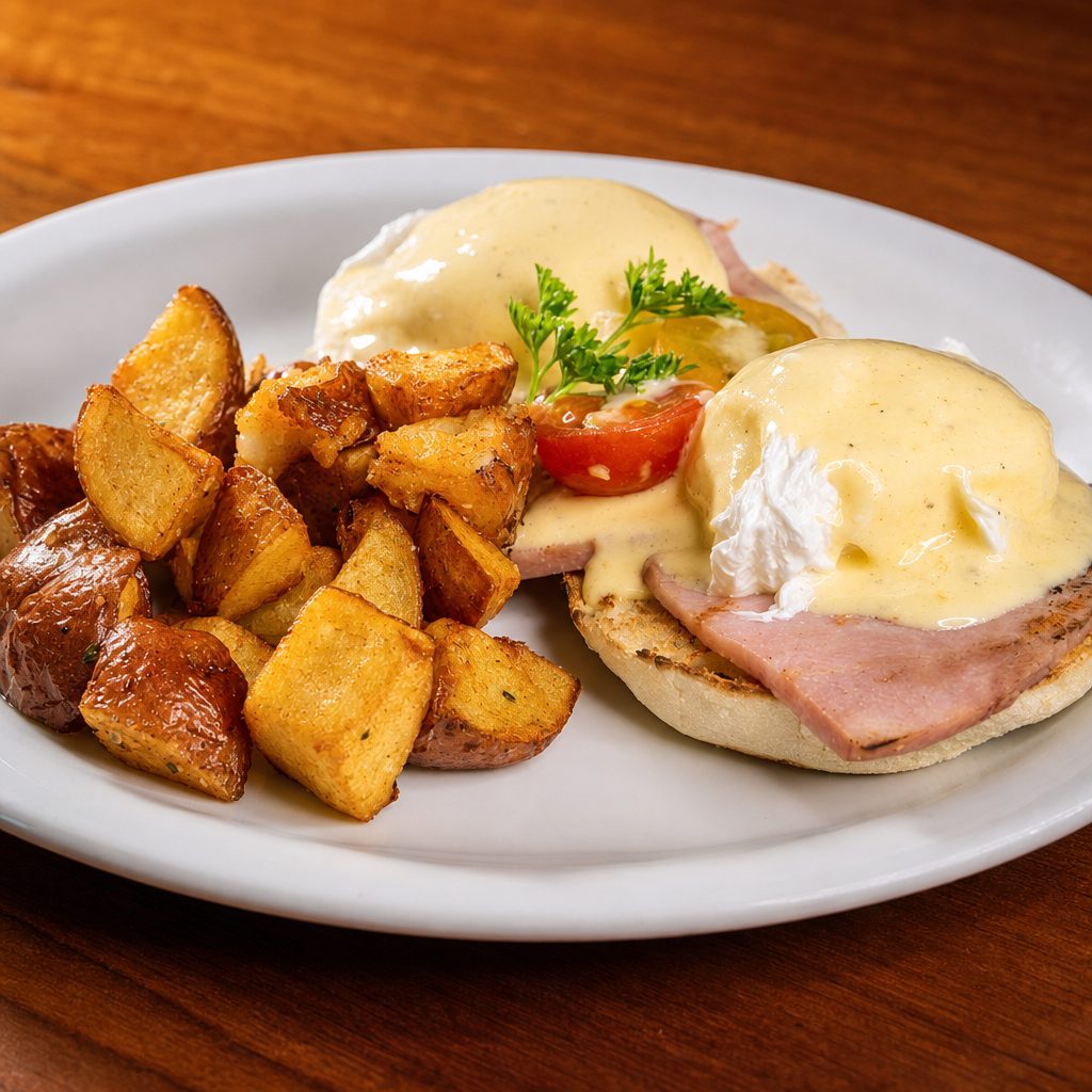 Classic Eggs Benedict.