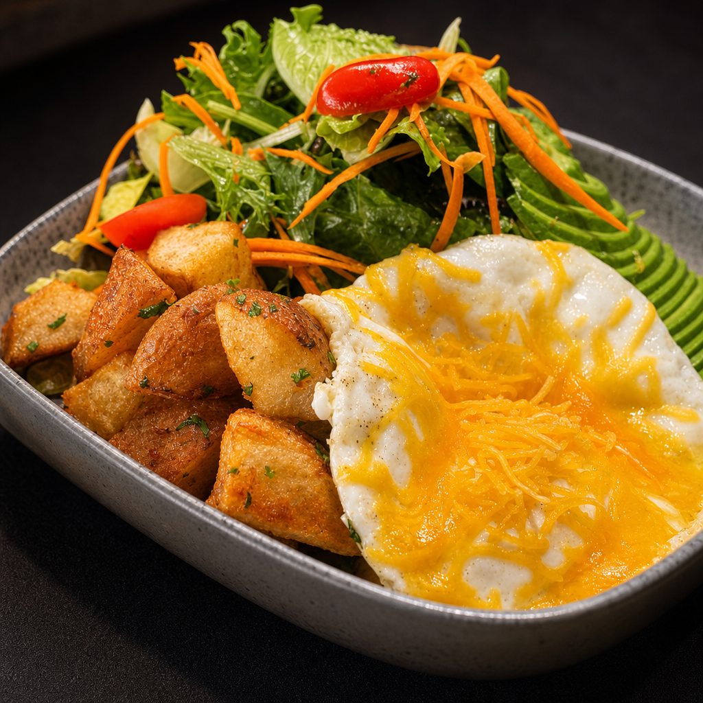 No Meat Breakfast Bowl.