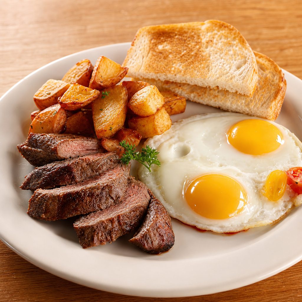 Steak & Eggs.