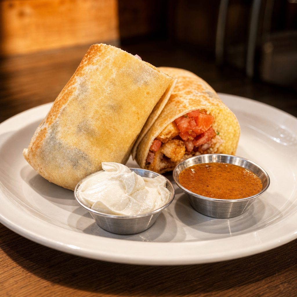 NO Meat Breakfast Burrito.