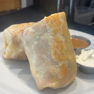 Homemade Sausage Breakfast Burrito